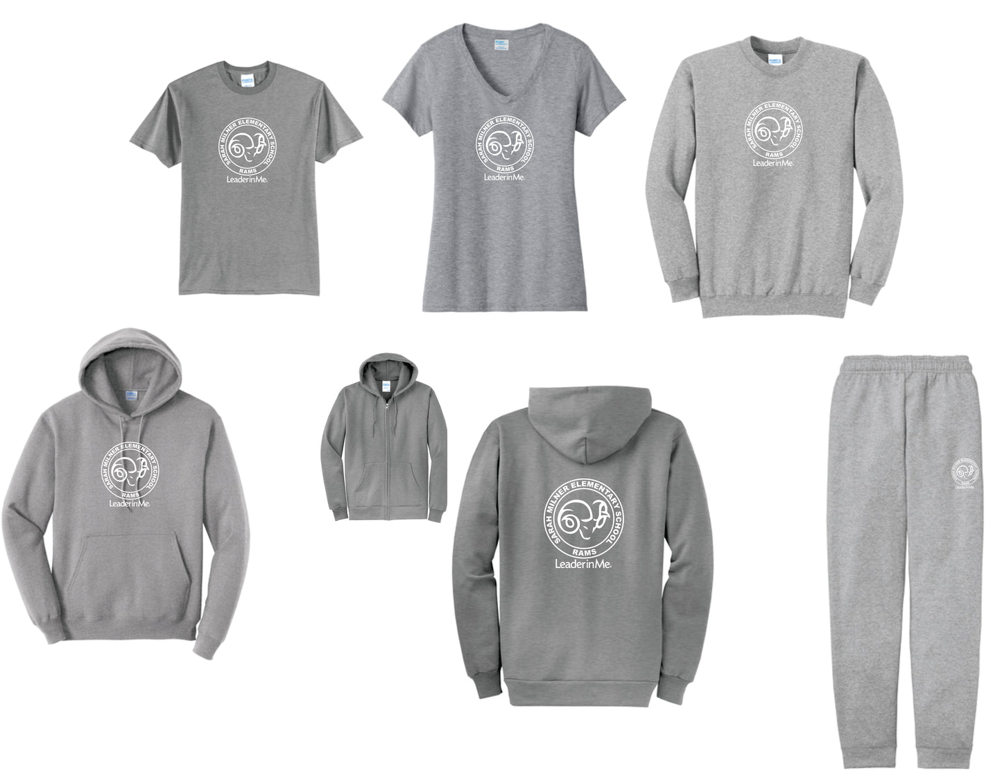 2025 Sarah Milner Elementary Spiritwear Athletic Heather Apparel