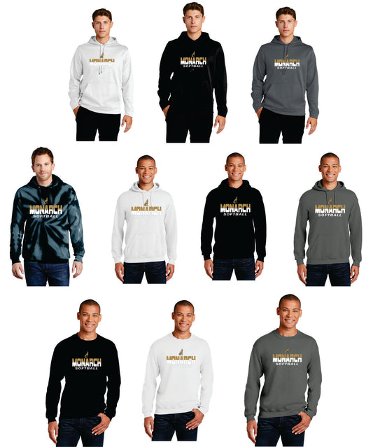 Monarch Softball Fanwear Long Sleeves and Sweatshirts