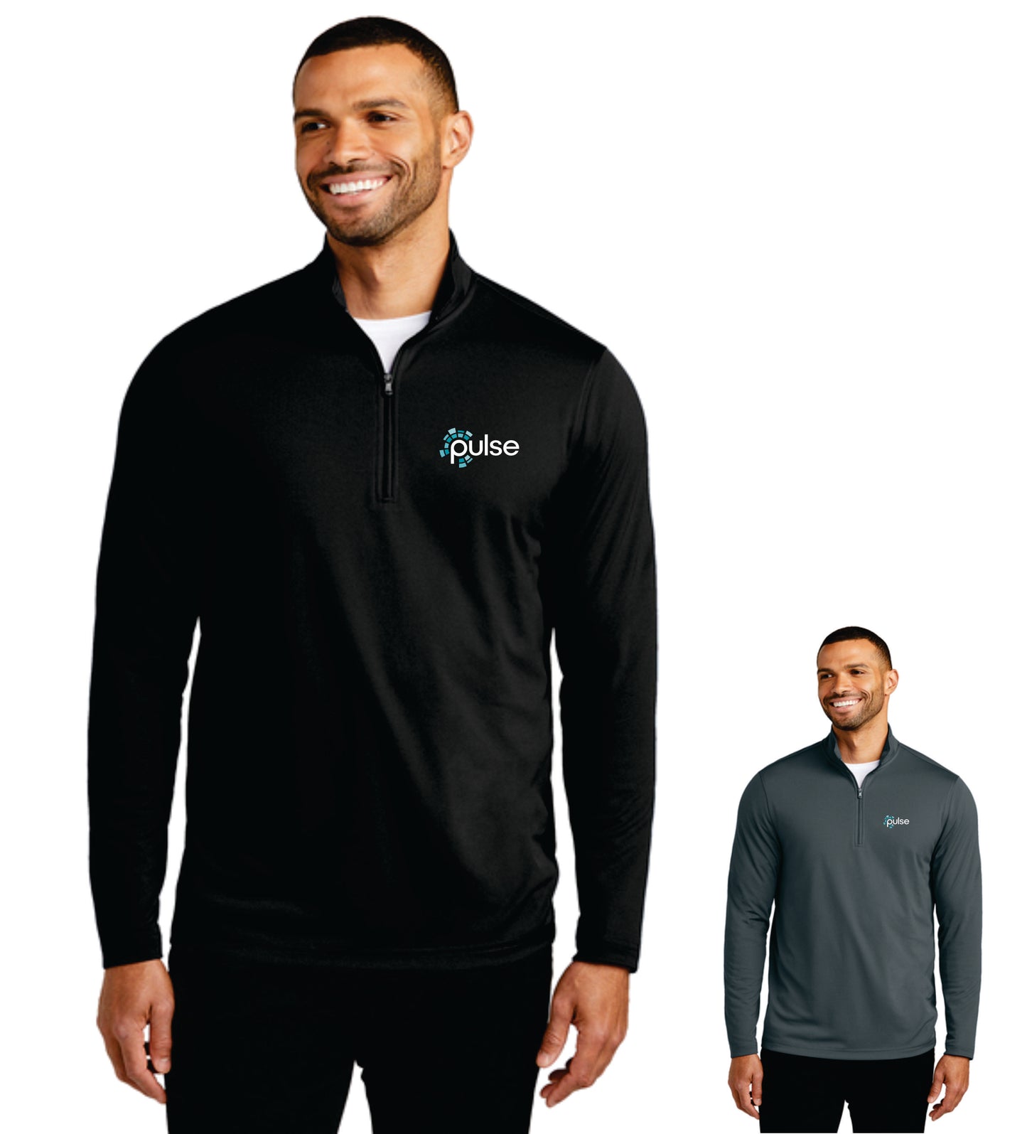 Pulse Unisex 1/4 Zip Long-Sleeve (K112)