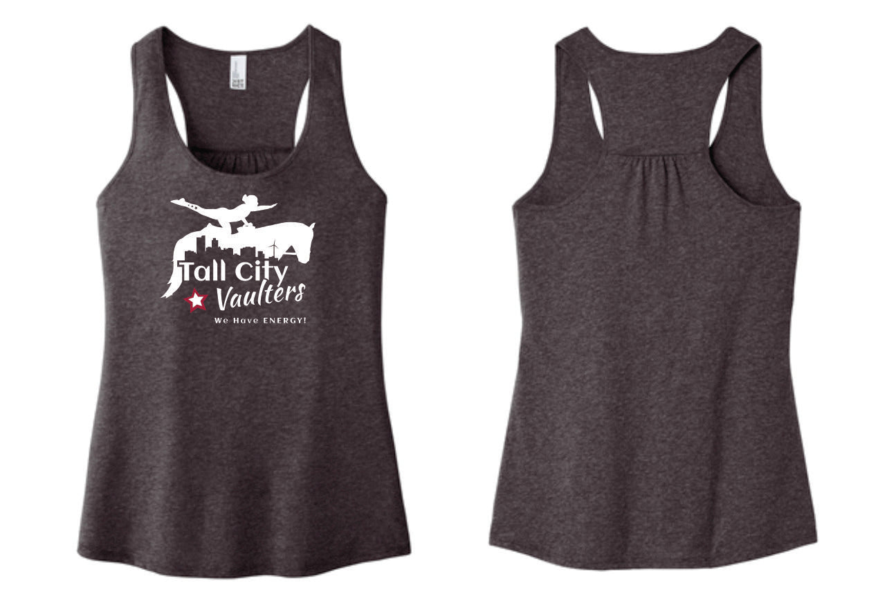 Tall City Vaulters Ladies and Girls Racerback Tanks
