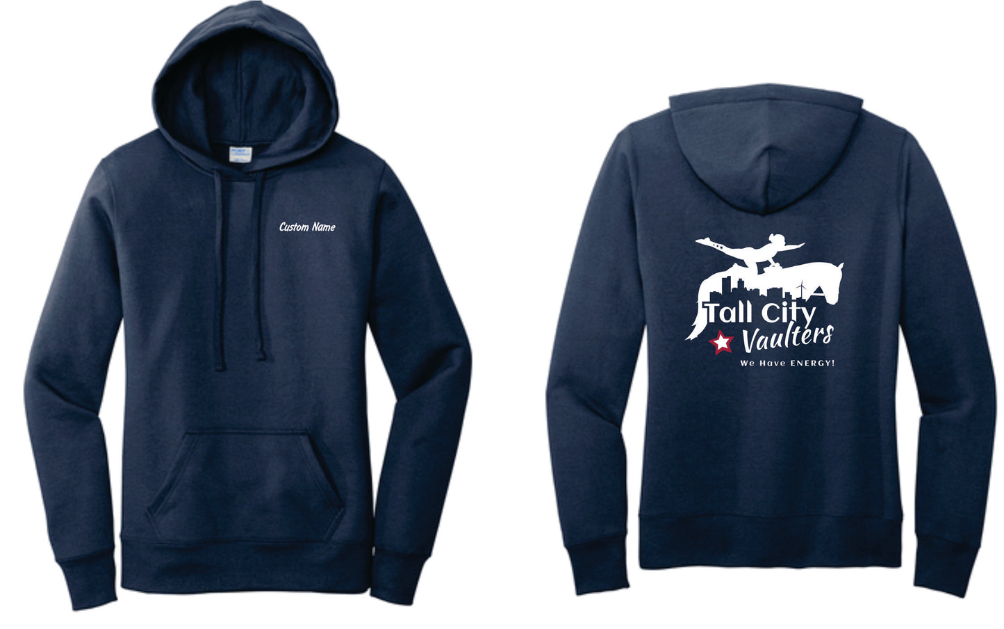 Tall City Vaulters Hoodies-Pullovers, Custom Name INCLUDED