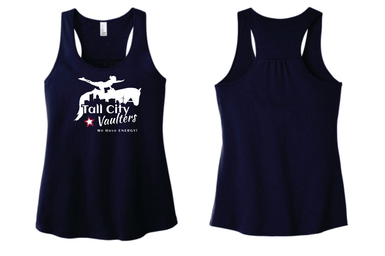 Tall City Vaulters Ladies and Girls Racerback Tanks