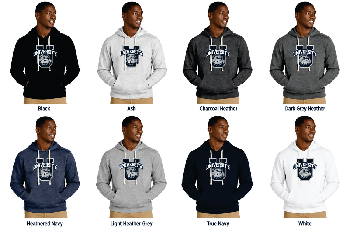 University U Bulldog District® Re-Fleece™ Unisex Hoodie (DT8100)