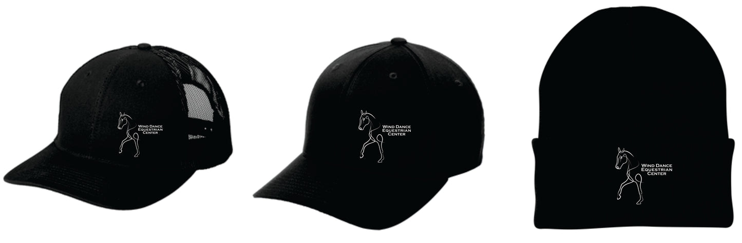 Wind Dance Equestrian Center Embroidered Hats