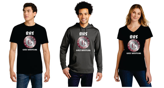 Berthoud GIRLS Wrestling Tops