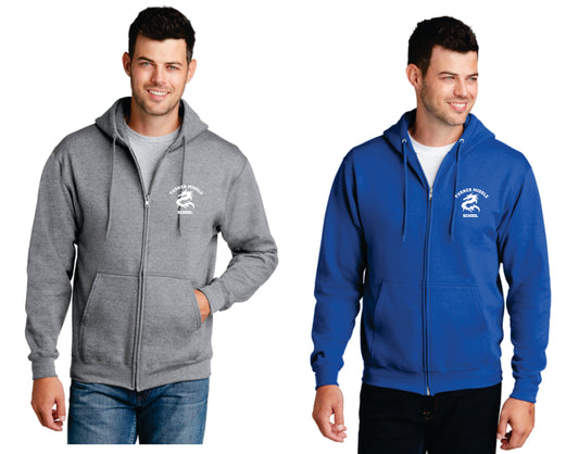 Turner Middle School Full-Zip Hoodies (PC78ZH)