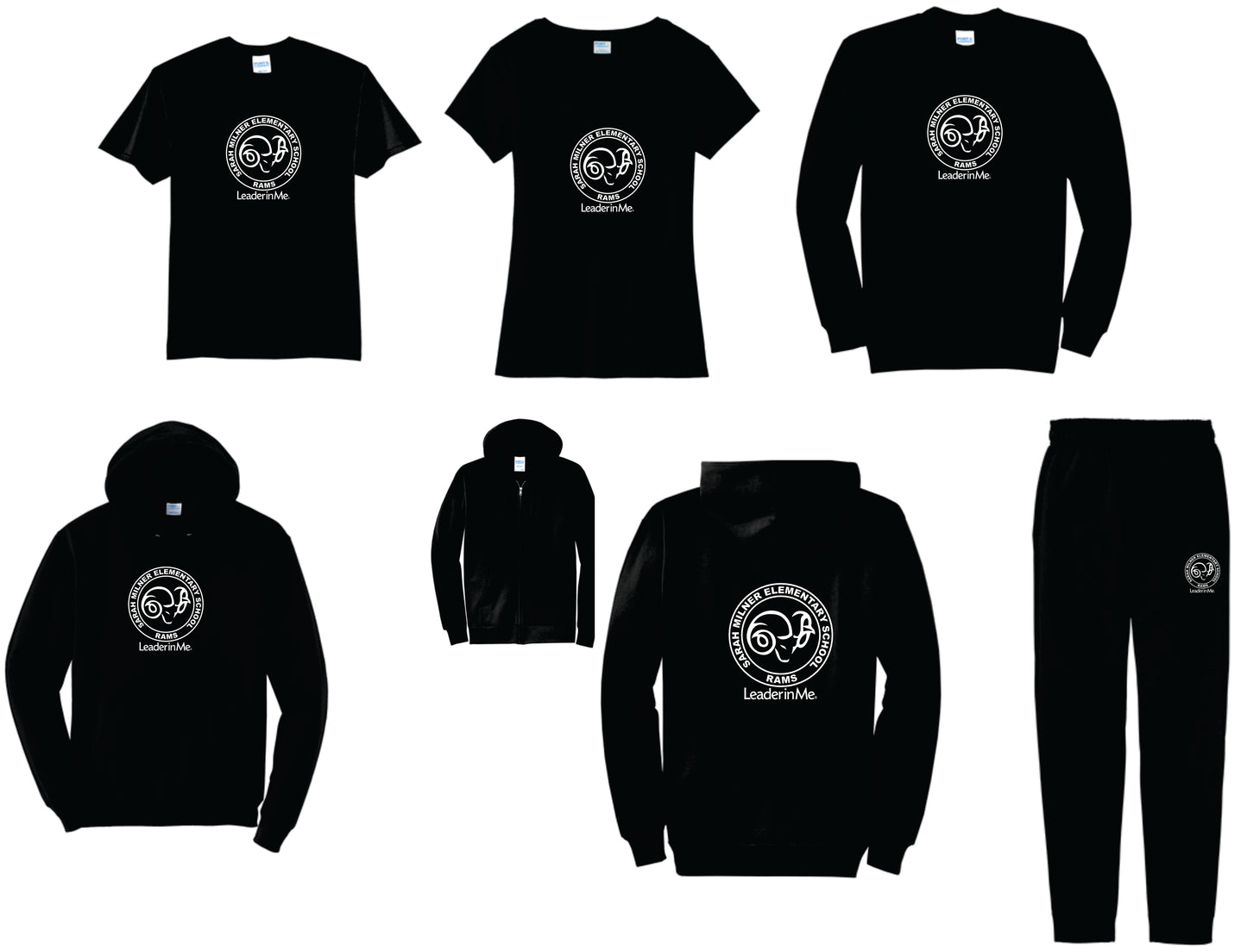 2025 Sarah Milner Elementary Spiritwear Black Apparel