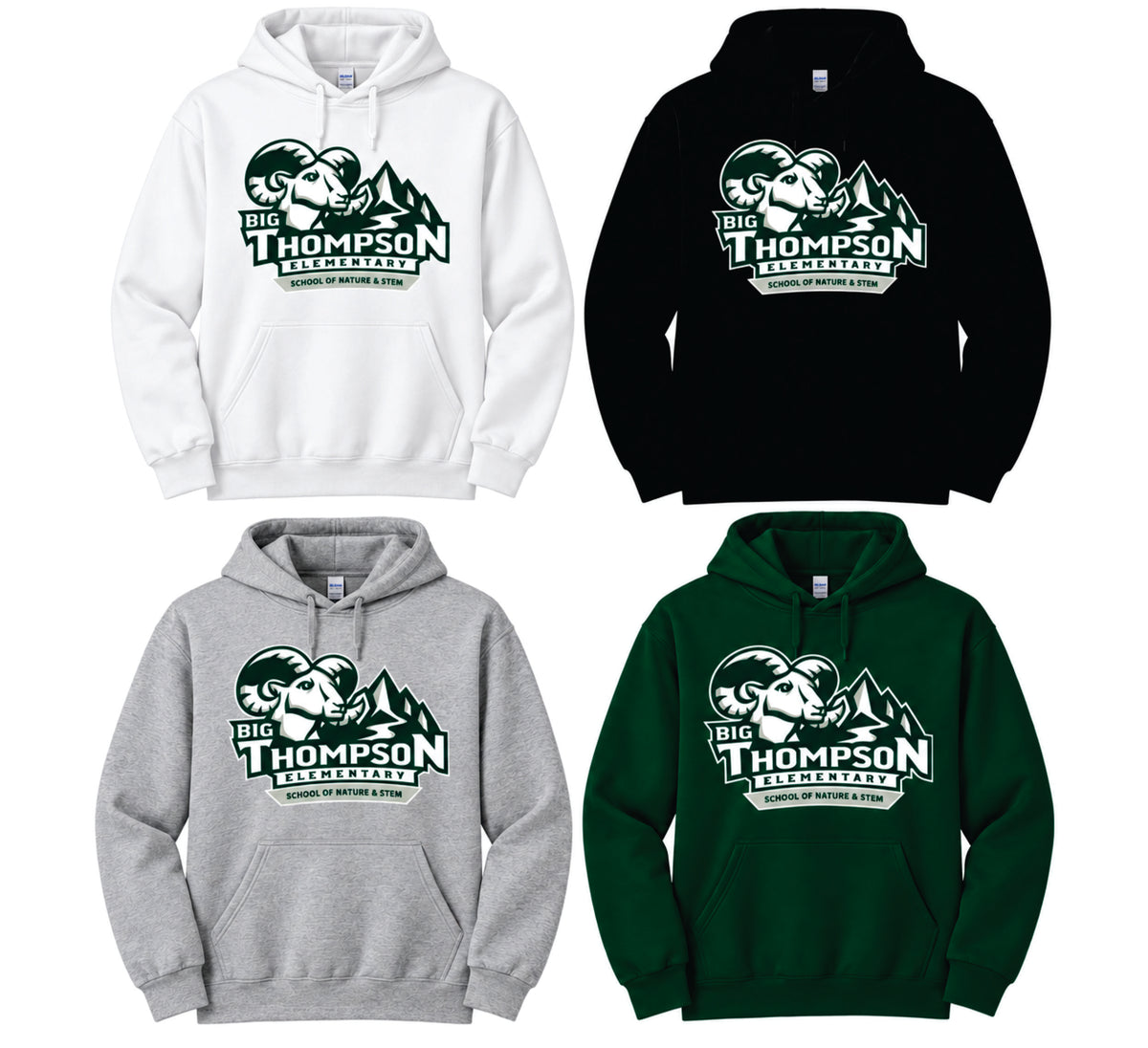 Big Thompson Elementary Hoodies (Gildan 18500)