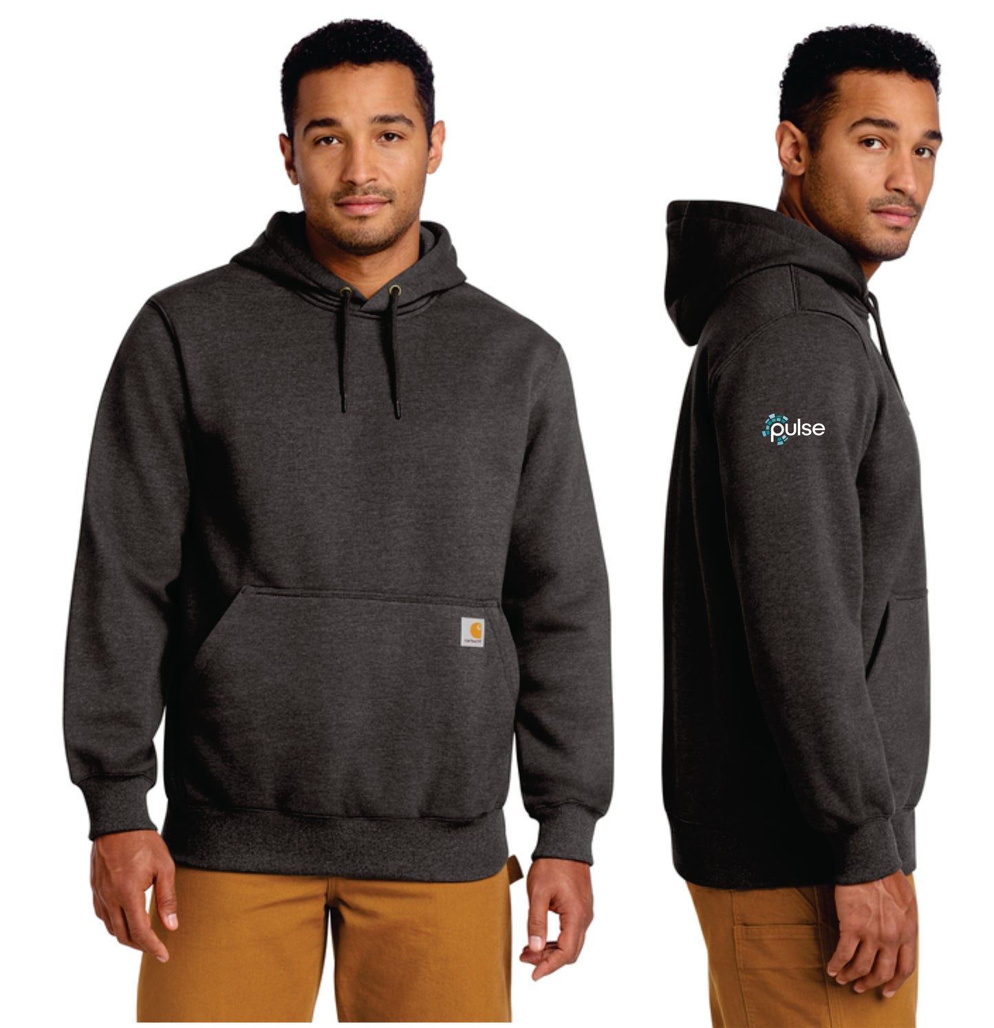 Pulse Unisex Carhartt Rain Defender Paxton Heavyweight Pullover Hoodie Sweatshirt (CT100615)