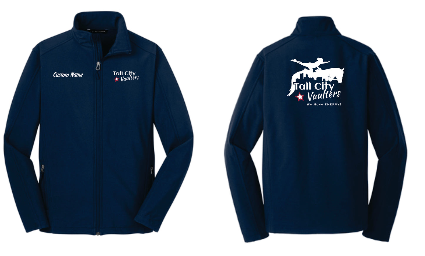Tall City Vaulters Jackets, Custom Name INCLUDED