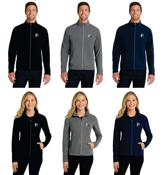 University Logo Smooth Microfleece Jackets