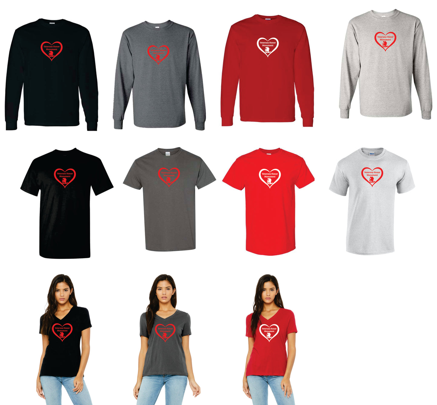 Veterans Honor Monument Shirts
