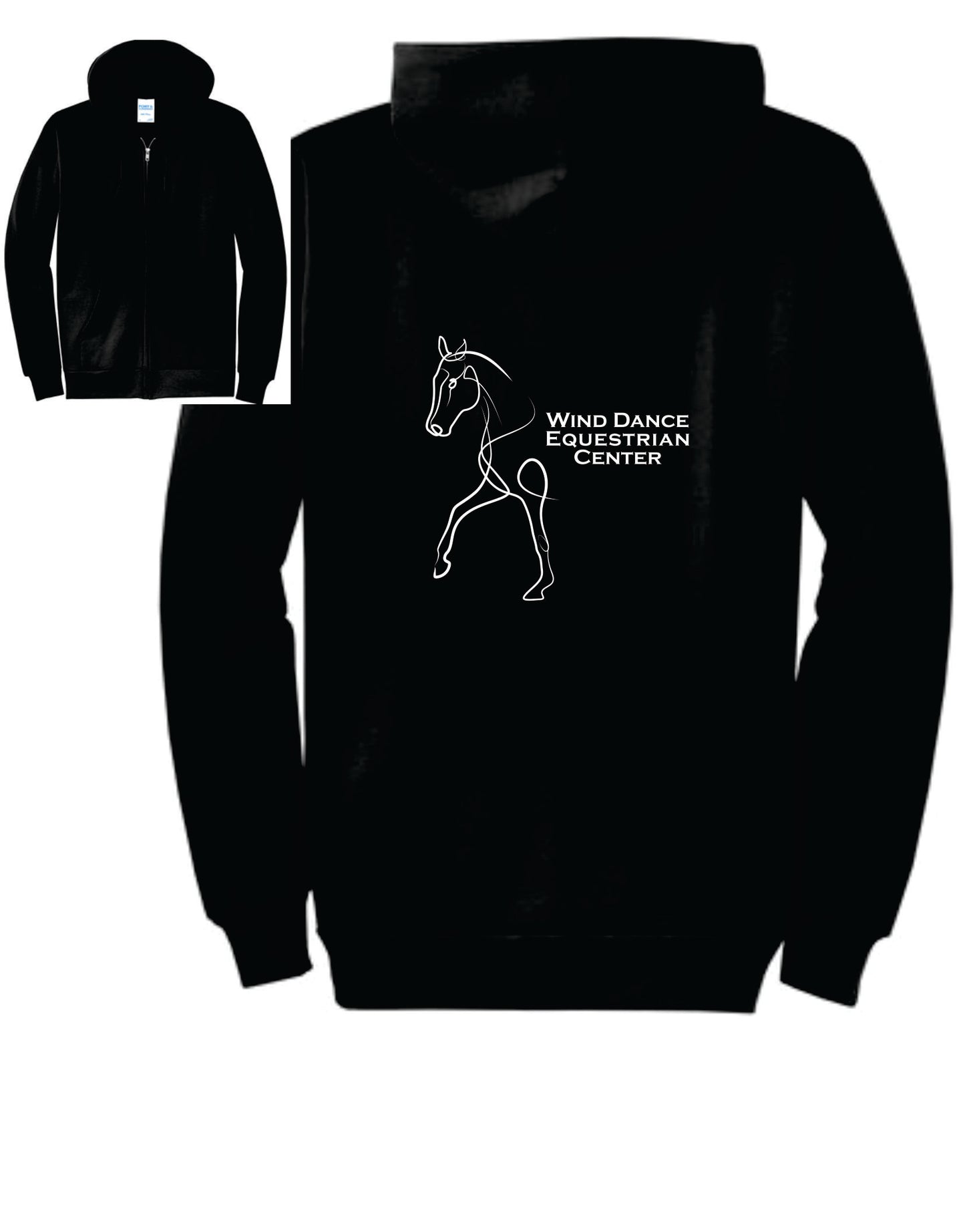Wind Dance Equestrian Center Unisex and Youth Sweatshirts