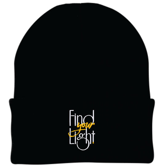 Find Your Light Beanie WITH CUFF